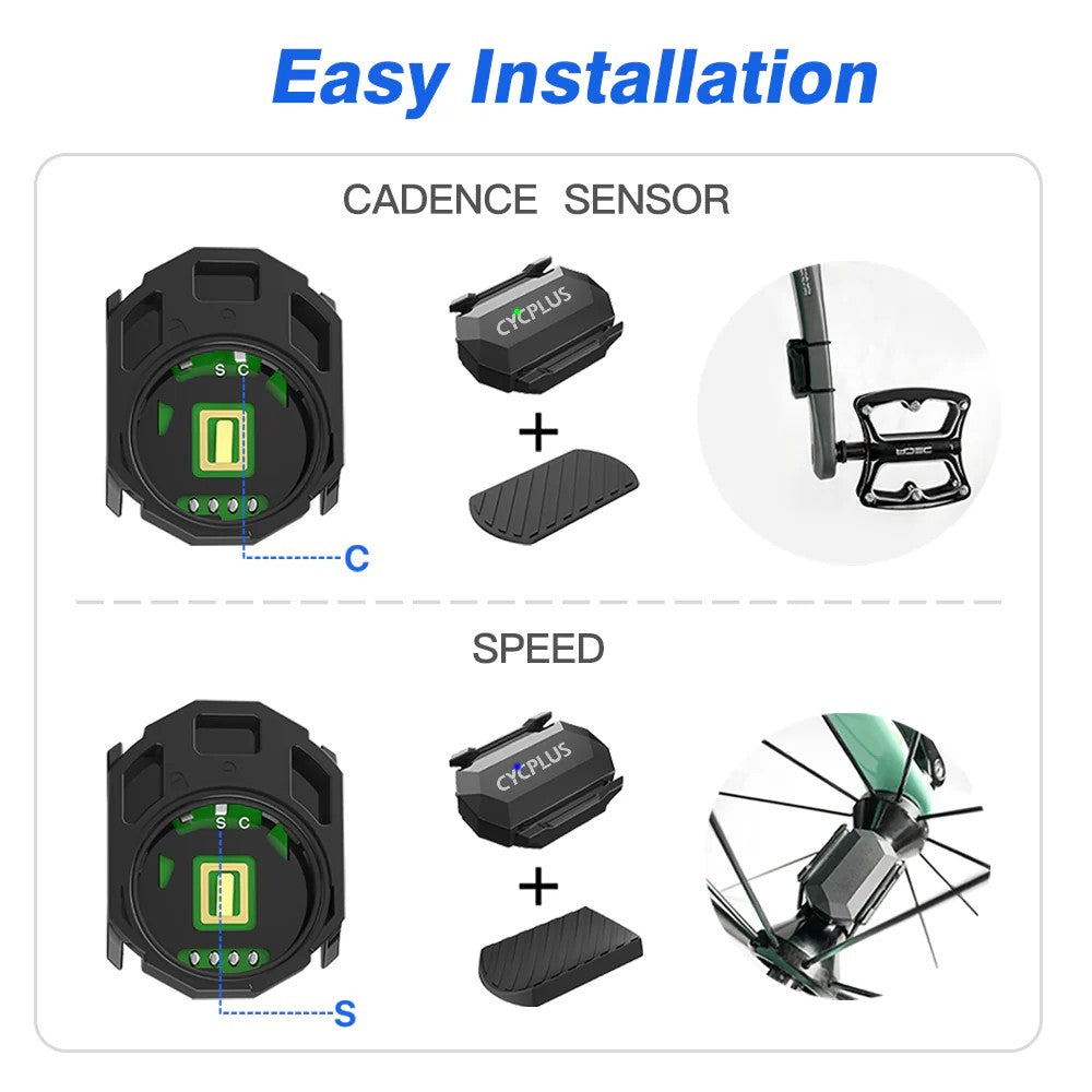 Cycplus C3 2 in 1 Speed or Cadence Sensor