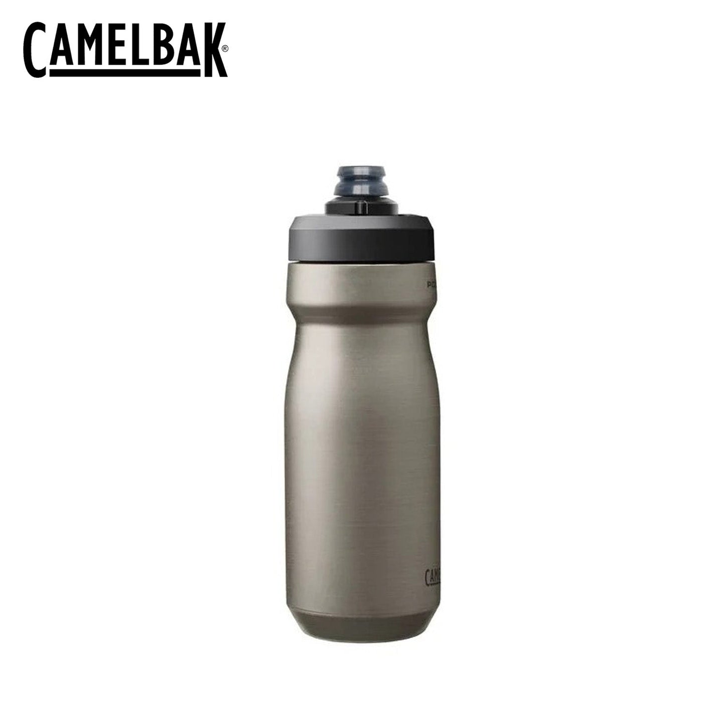 CamelBak Podium Titanium 18 18oz Bike Bottle - Raw Titanium