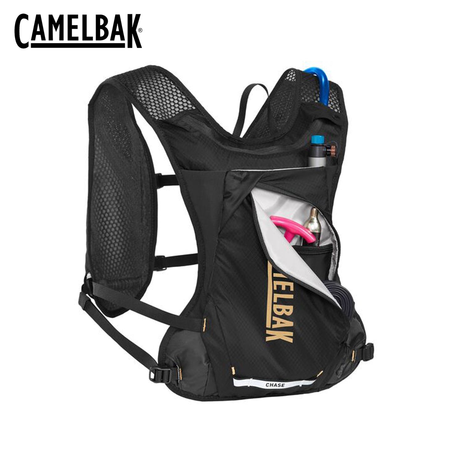 CamelBak Chase Race 4 Bike Vest 50oz Hydration Pack w/ Crux Reservoir - Black