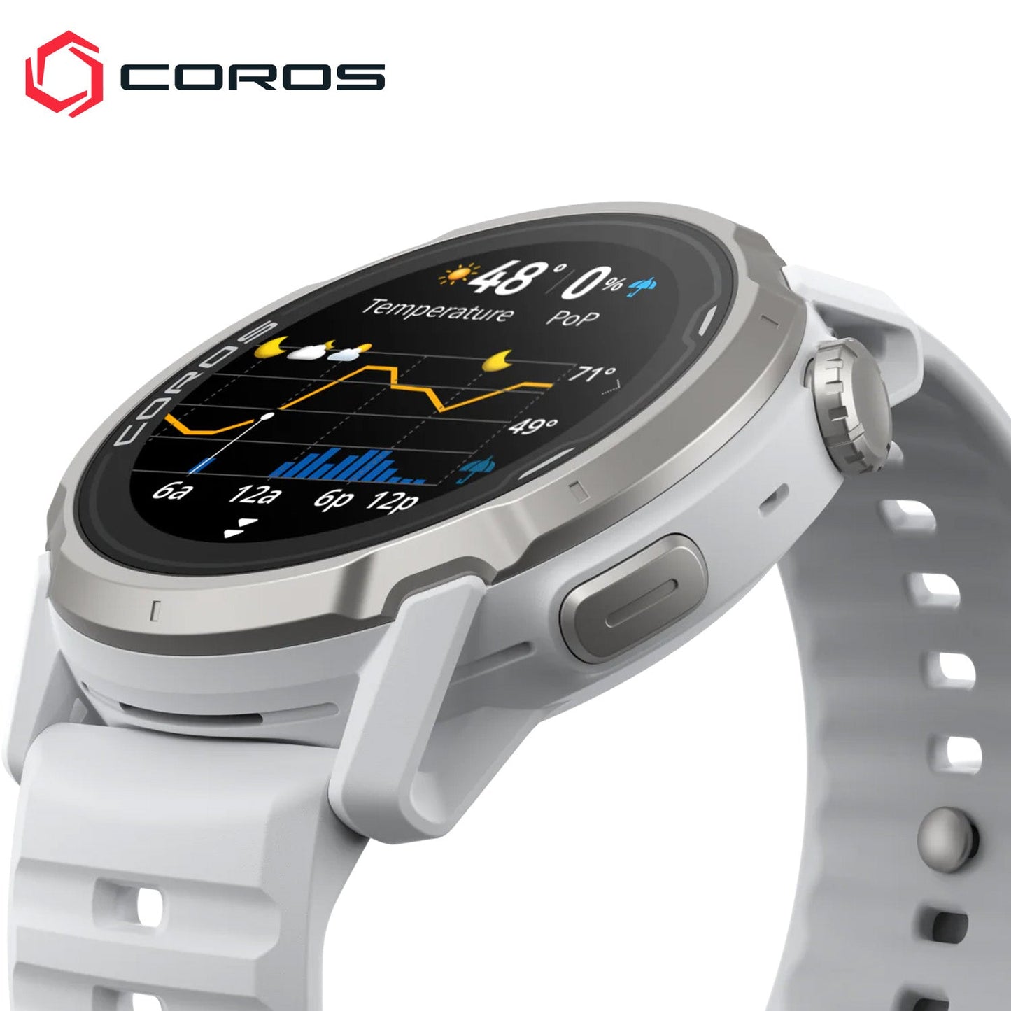 Coros APEX 4 GPS Running / Multi-Sport Watch - White