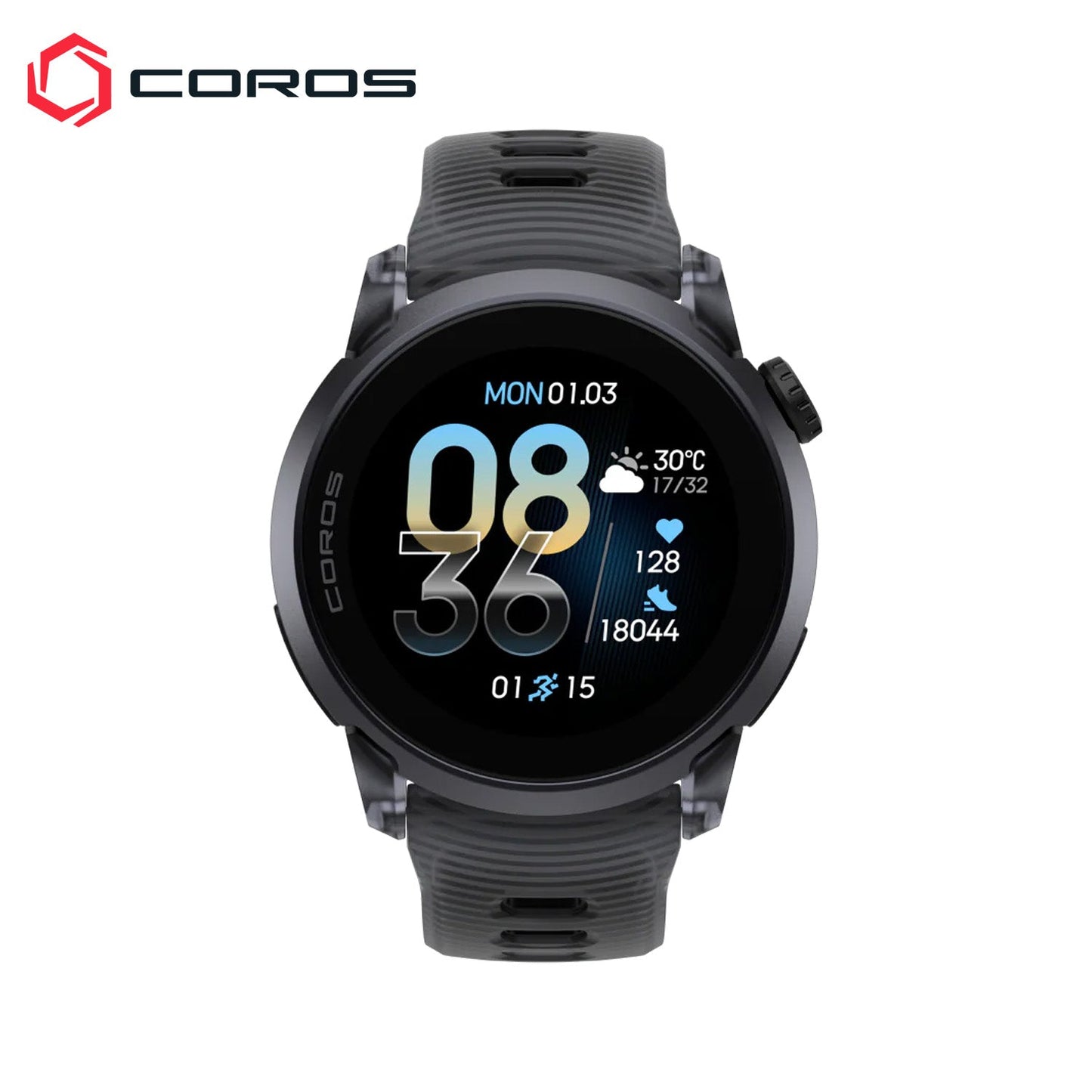 Coros PACE 4 GPS Running / Multi-Sport Watch - Aluminum (Black Crystal)
