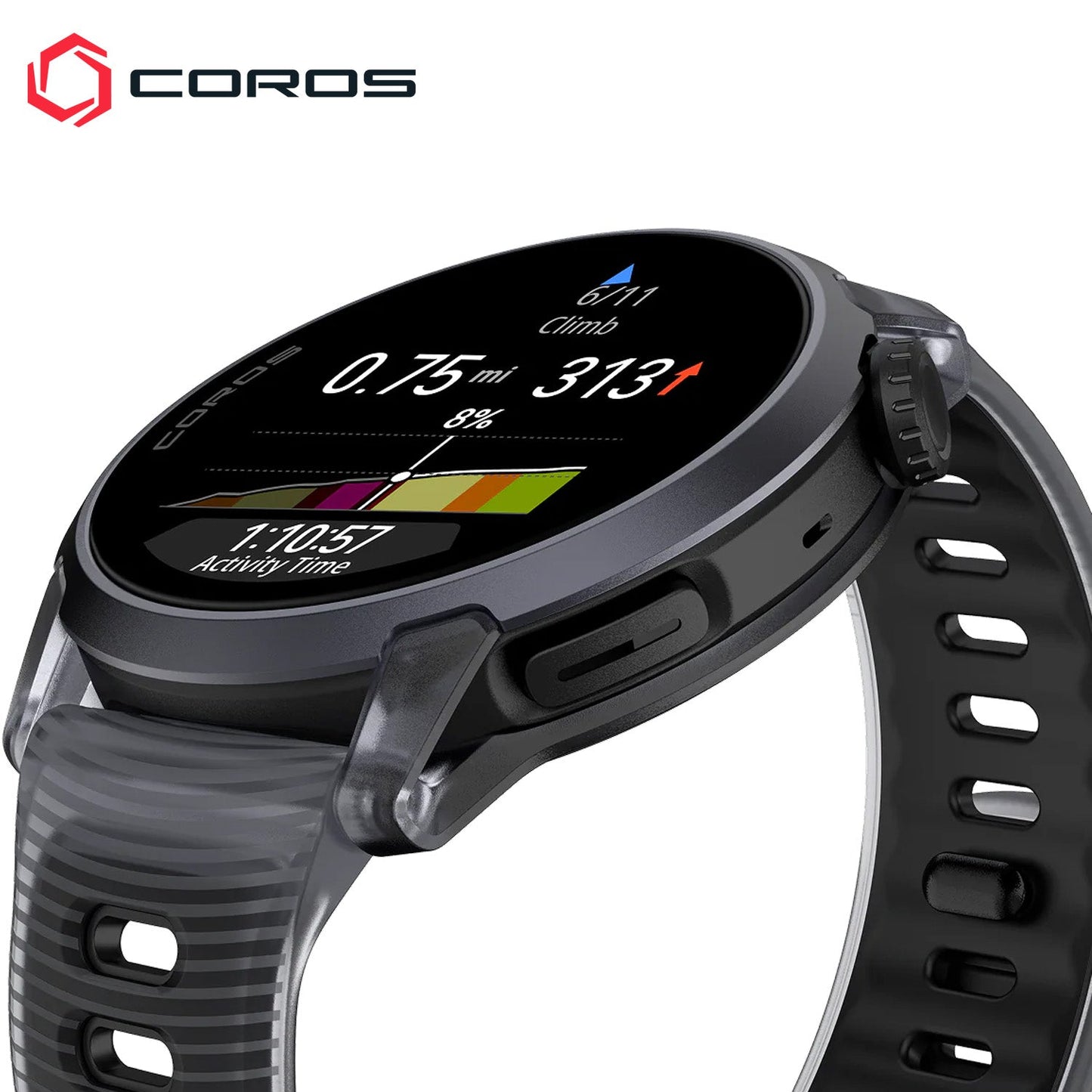 Coros PACE 4 GPS Running / Multi-Sport Watch - Aluminum (Black Crystal)