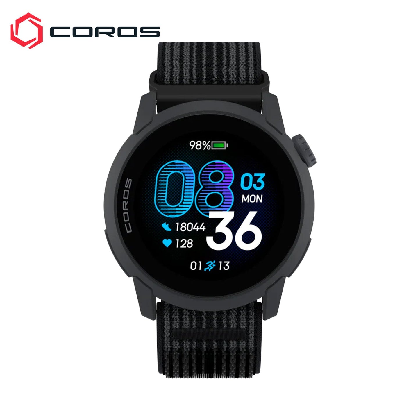 Coros PACE 4 GPS Running / Multi-Sport Watch - Nylon (Black)