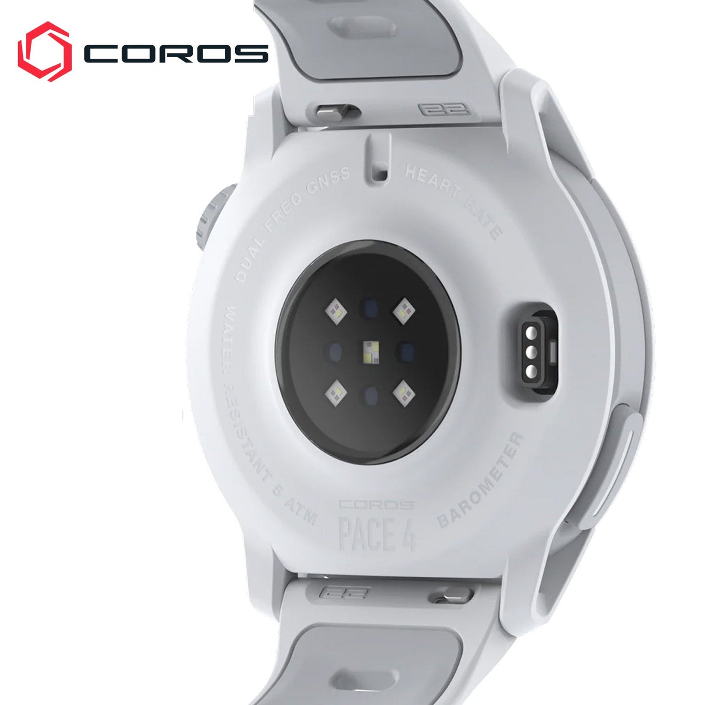 Coros PACE 4 GPS Running / Multi-Sport Watch - Silicone (White)