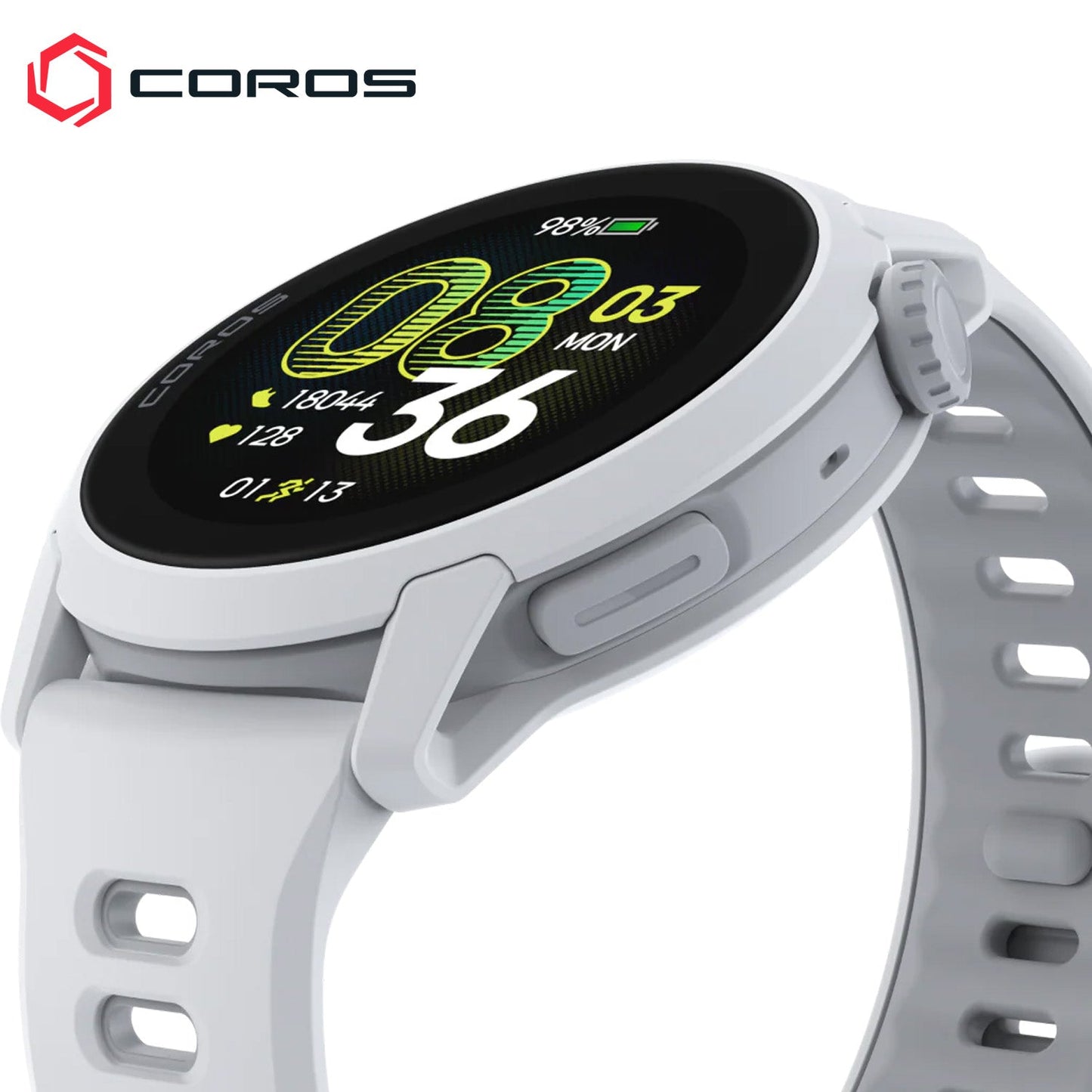 Coros PACE 4 GPS Running / Multi-Sport Watch - Silicone (White)