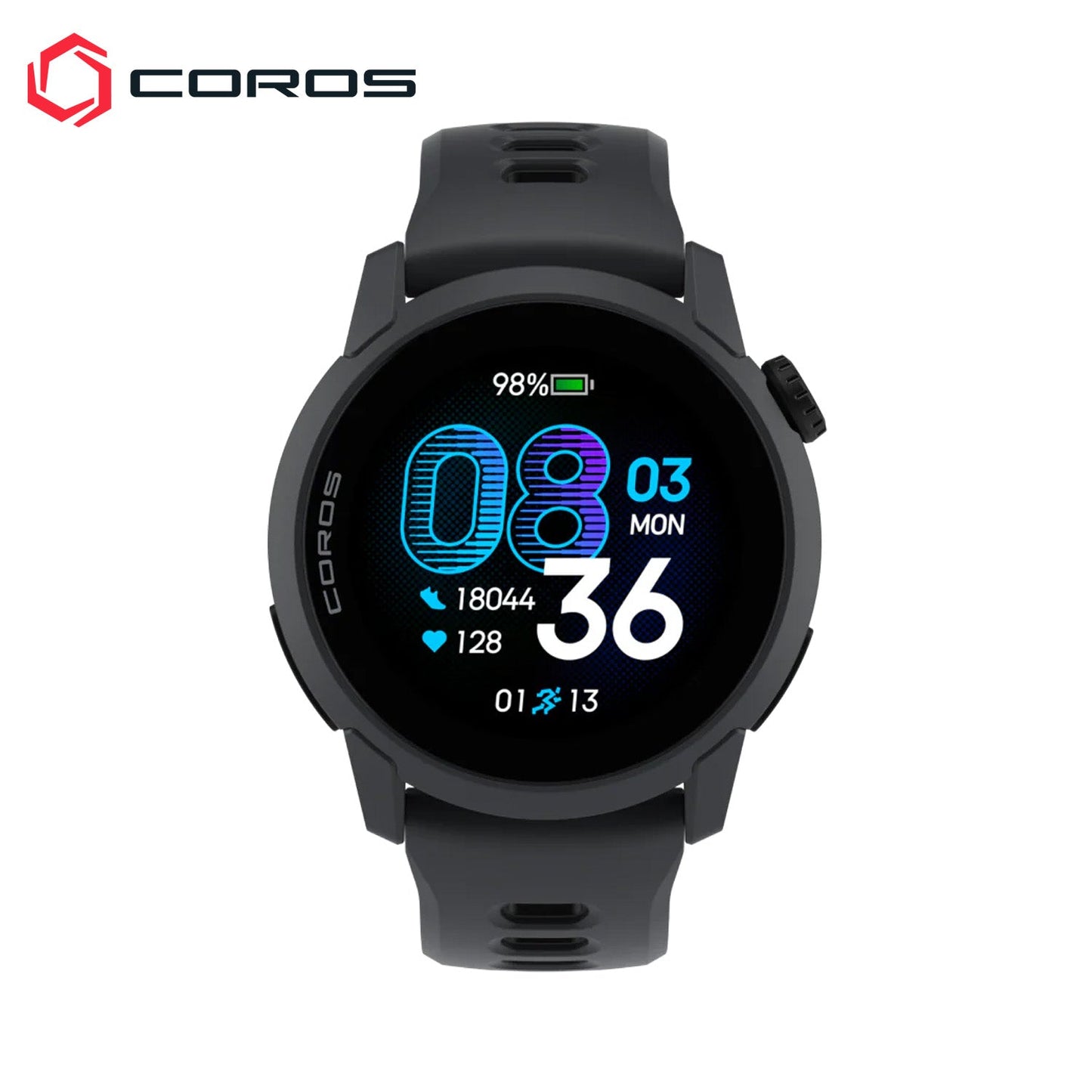 Coros PACE 4 GPS Running / Multi-Sport Watch - Silicone (Black)