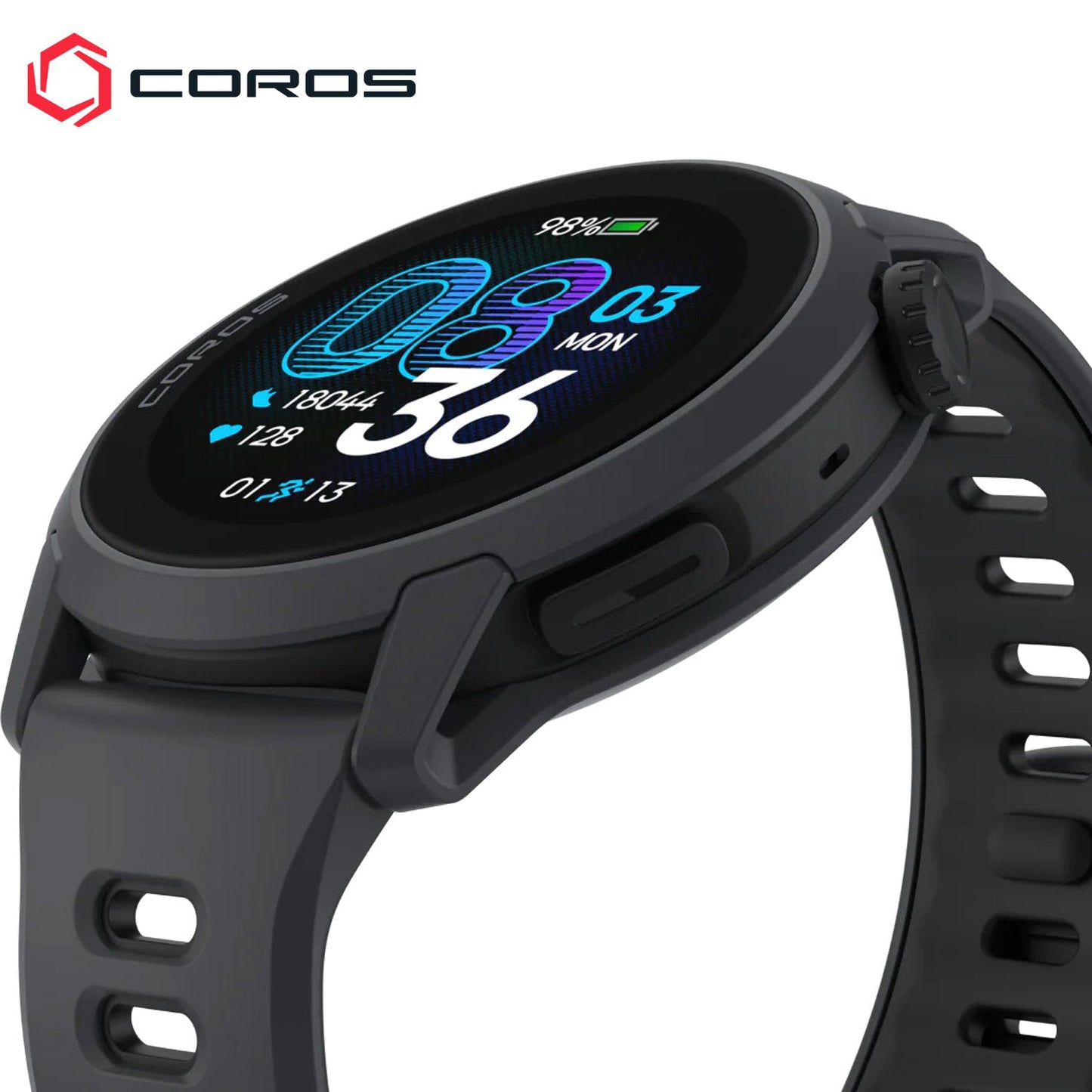 Coros PACE 4 GPS Running / Multi-Sport Watch - Silicone (Black)