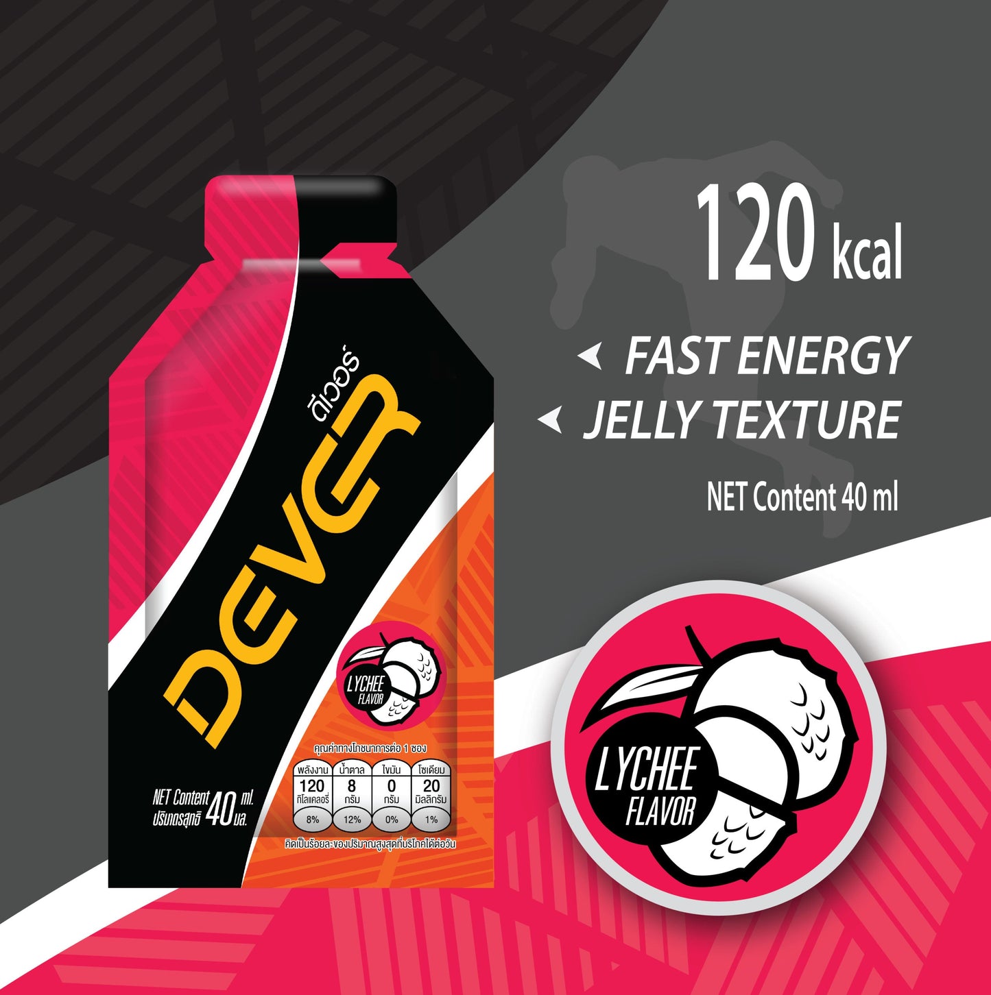 Dever Energy Gel - 40mL