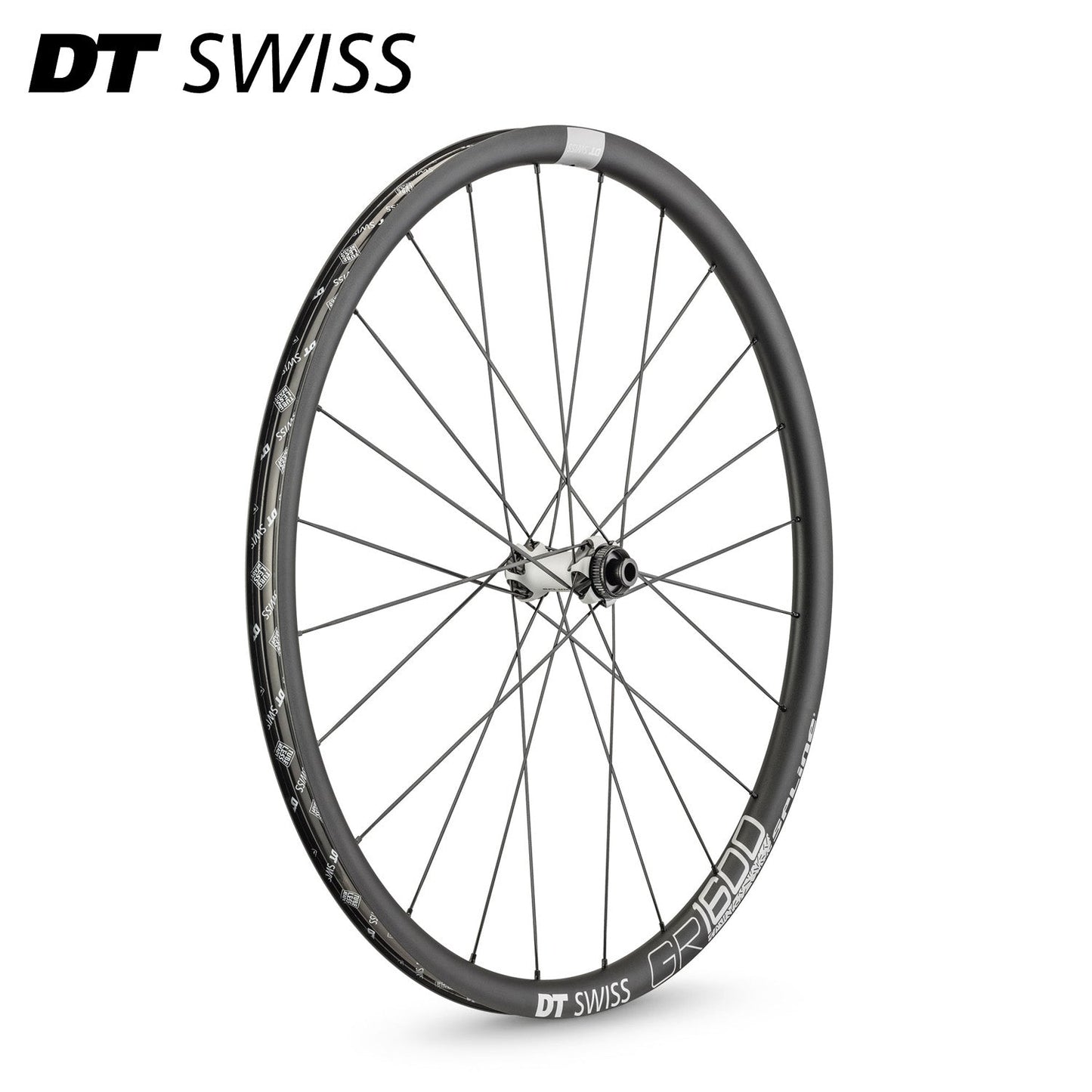 DT Swiss GR 1600 Spline 700c Gravel Bike Wheelset Front and Rear