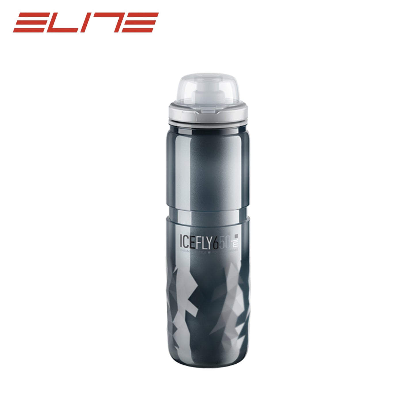 Elite Ice Fly Bike Bottle - Smoke