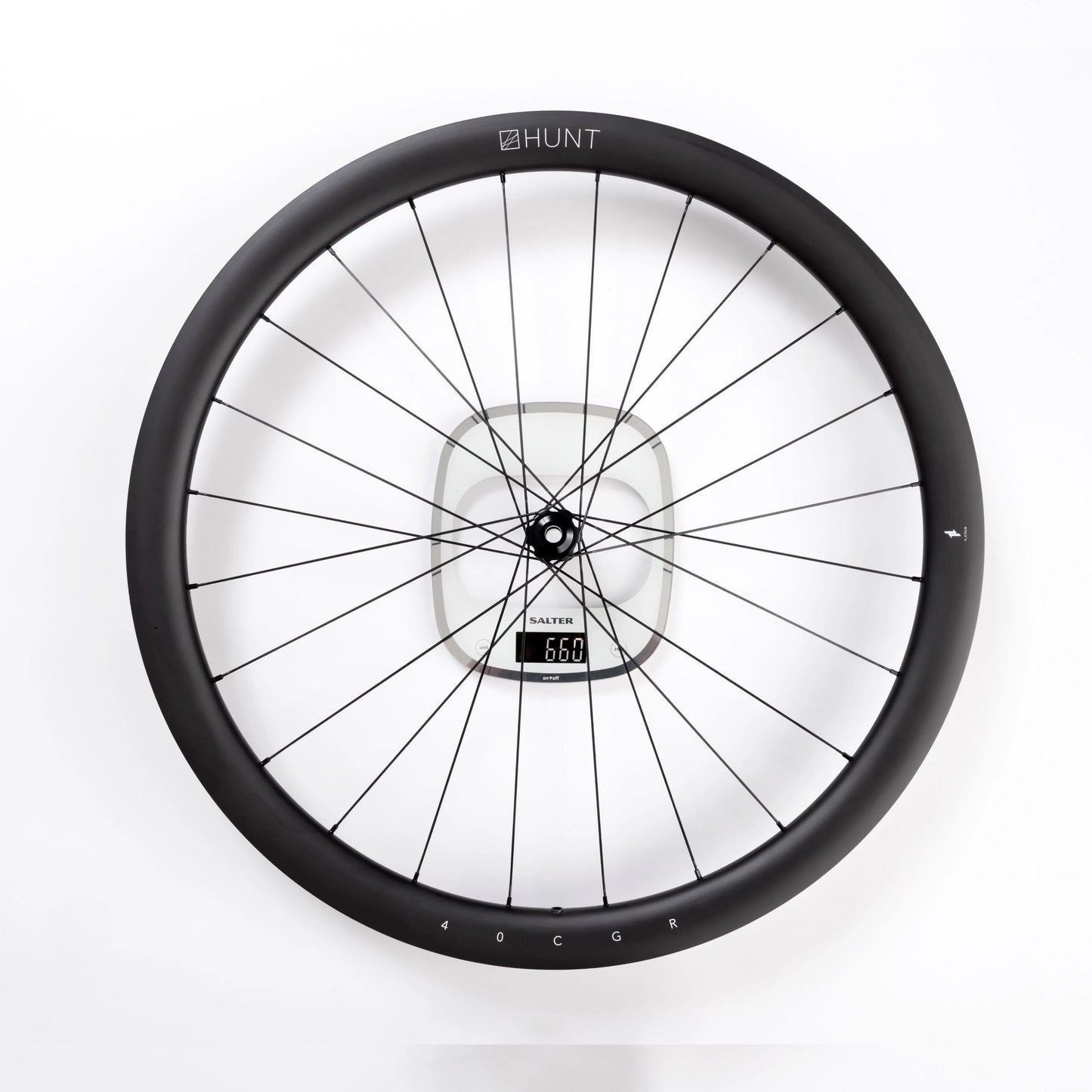 HUNT 40 Carbon Gravel Race Disc Wheelset Ratchet TA 1431grams