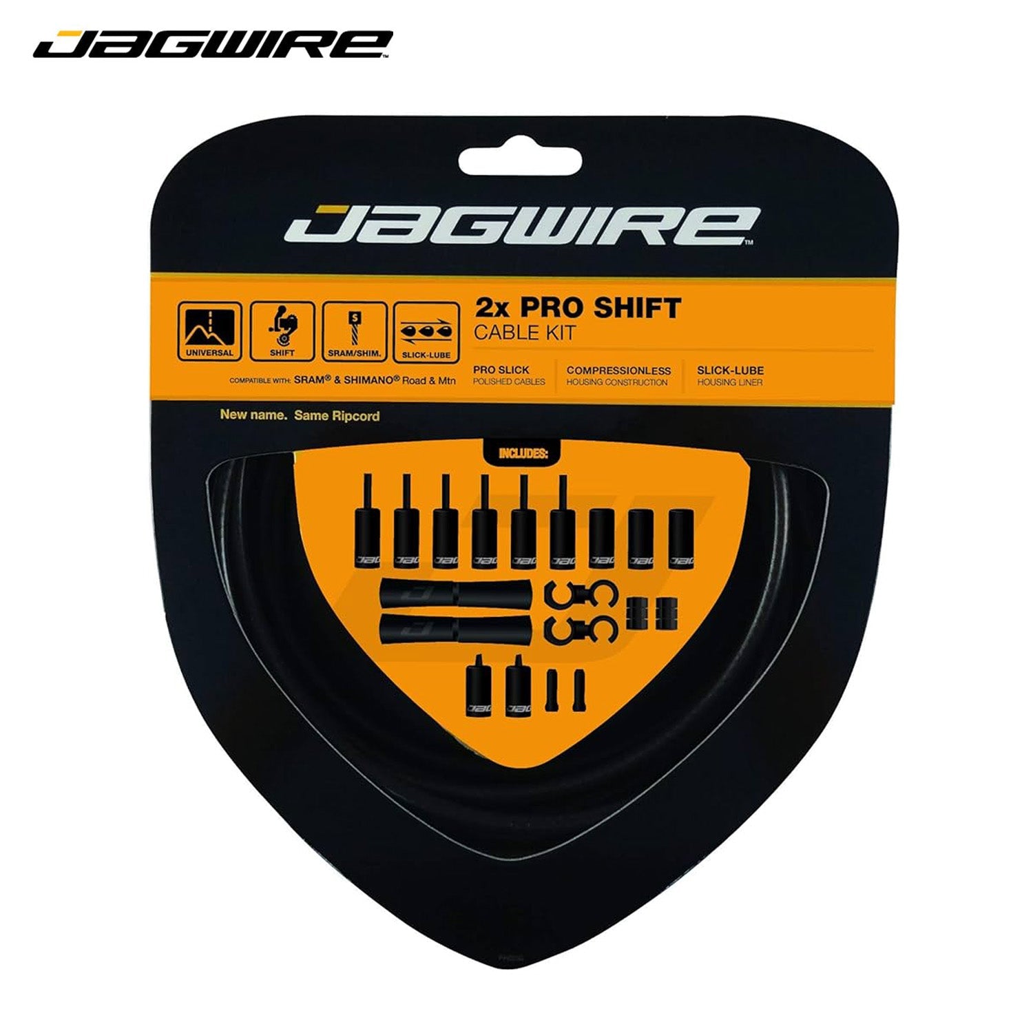 Jagwire 2x PRO Shift Cable Kit Set for Road / MTB / SRAM / Shimano - S ...