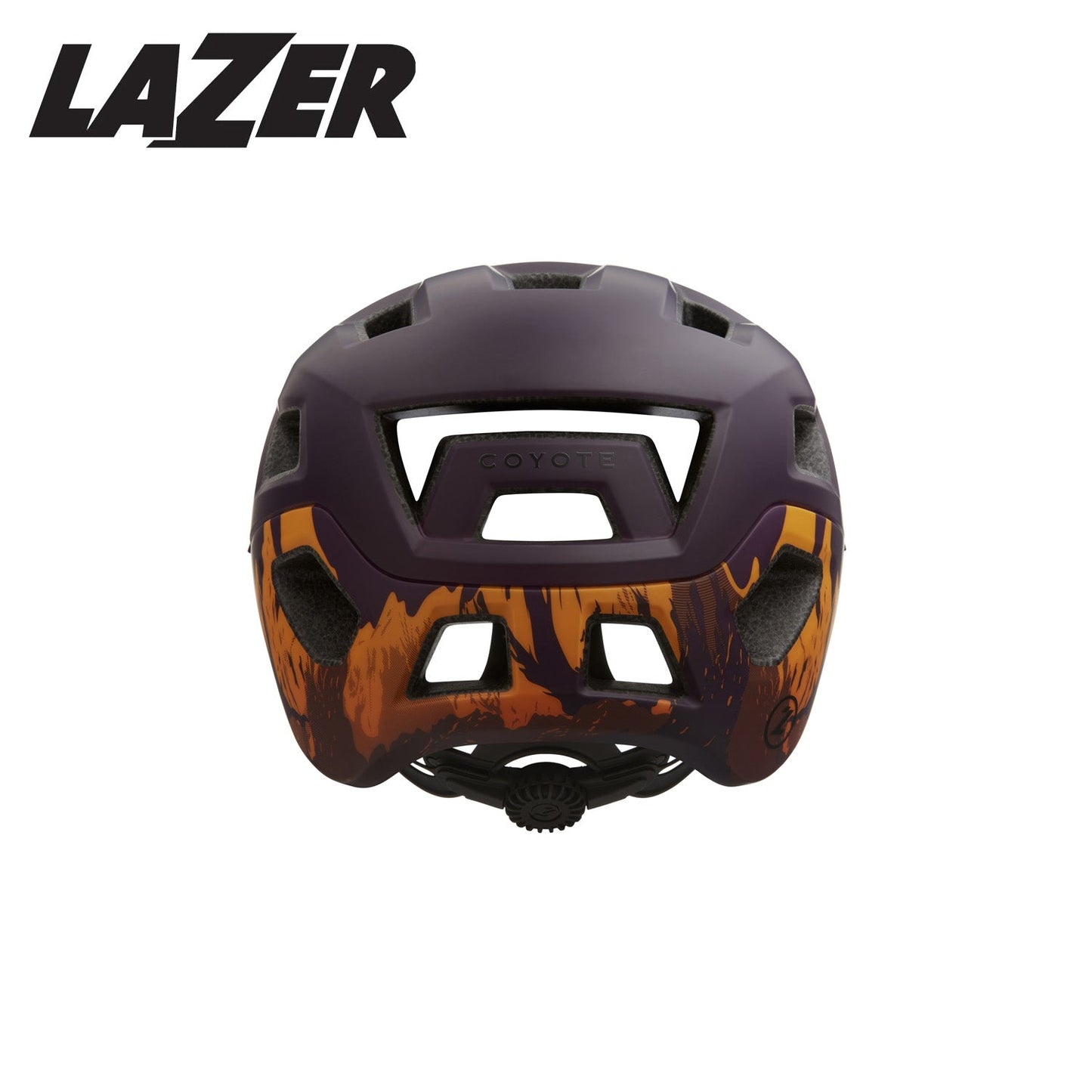 Lazer Coyote MTB Bike Helmet - Matte Mulberry Orange