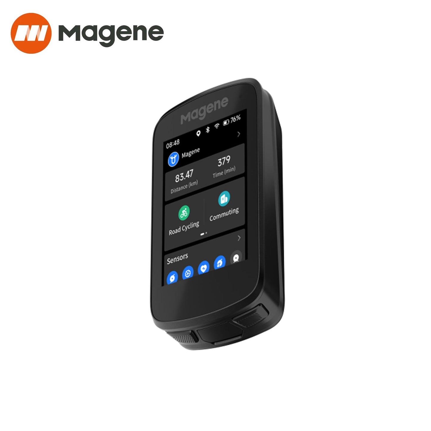 Magene C606 V2 GPS Cycling Computer (cyclo computer) w/ Replaceable Mount, IPX7 Waterproof