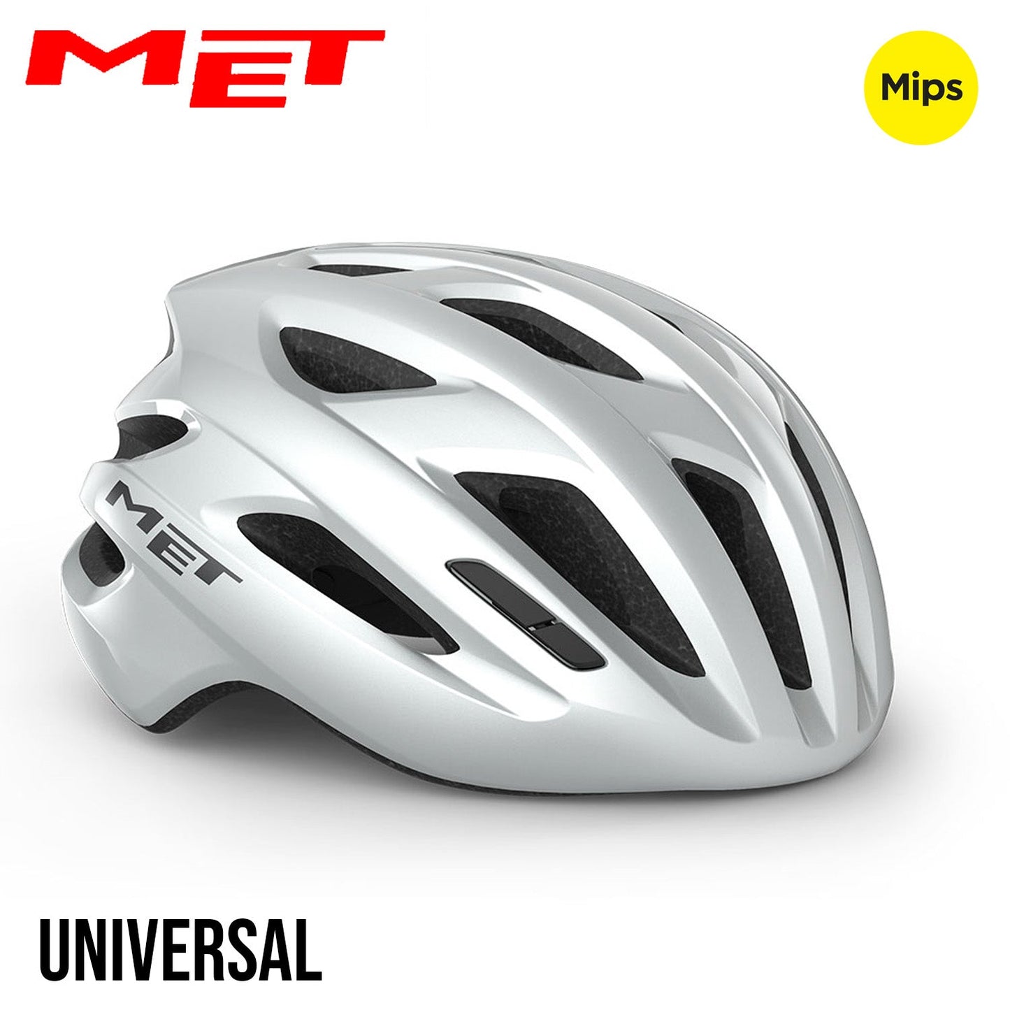 MET Idolo MIPS Road Bike Helmet - White | Glossy