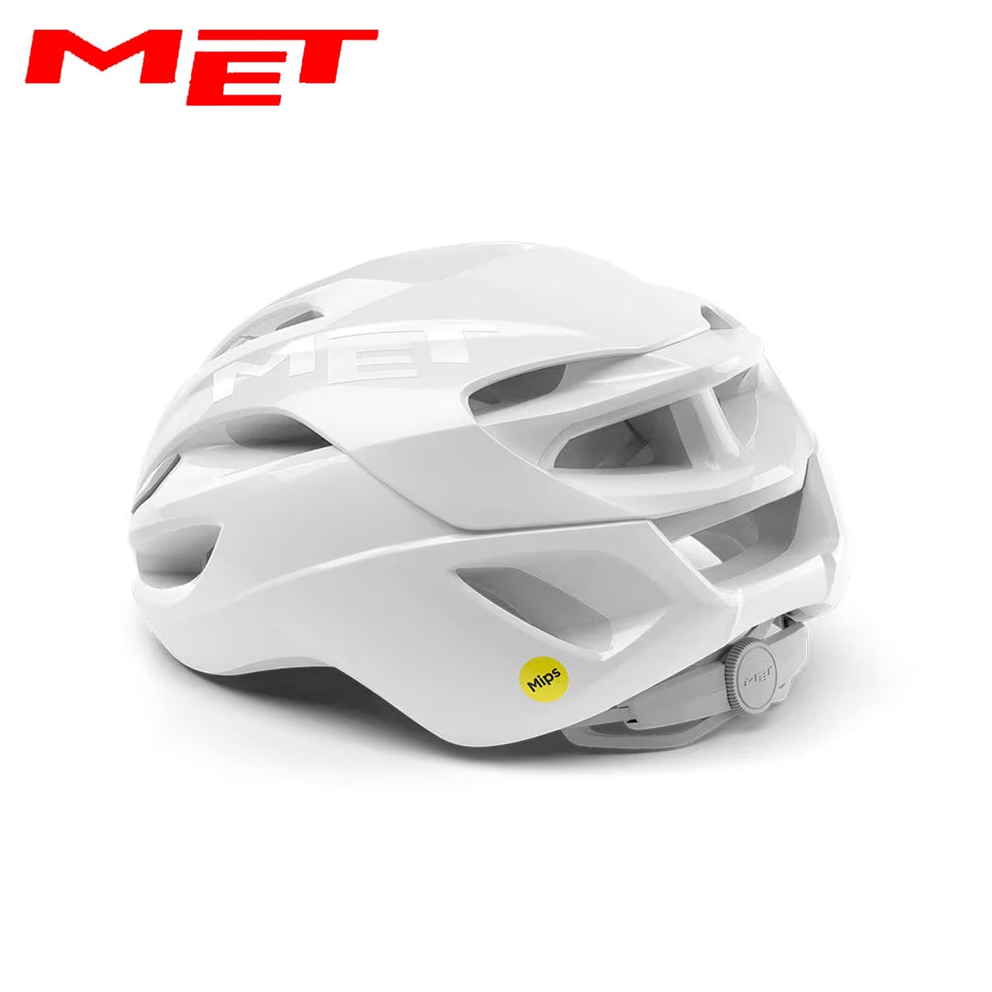 MET Rivale Absolute White Ltd. Ed. MIPS Road Bike Helmet - Absolute White | Glossy