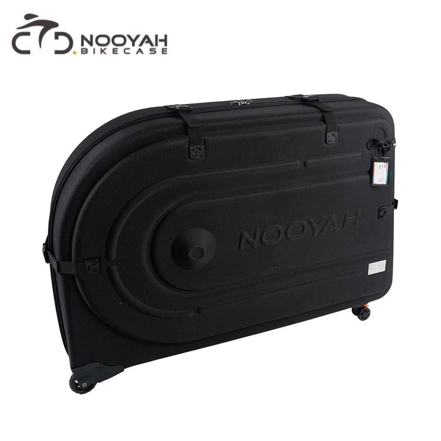 Nooyah BK004S EVA POD Bicycle Travel Hard Case w/ Wheels - Black