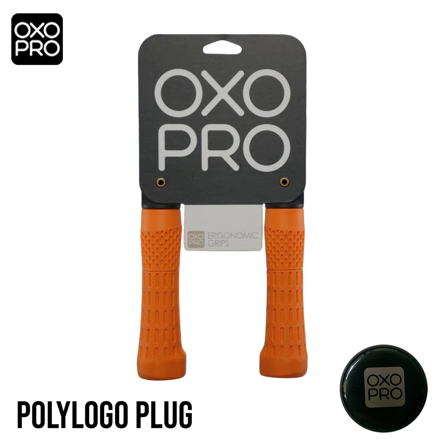 OXO-PRO OP2 Performance II 135mm MTB Lockable Bike Grips - Orange