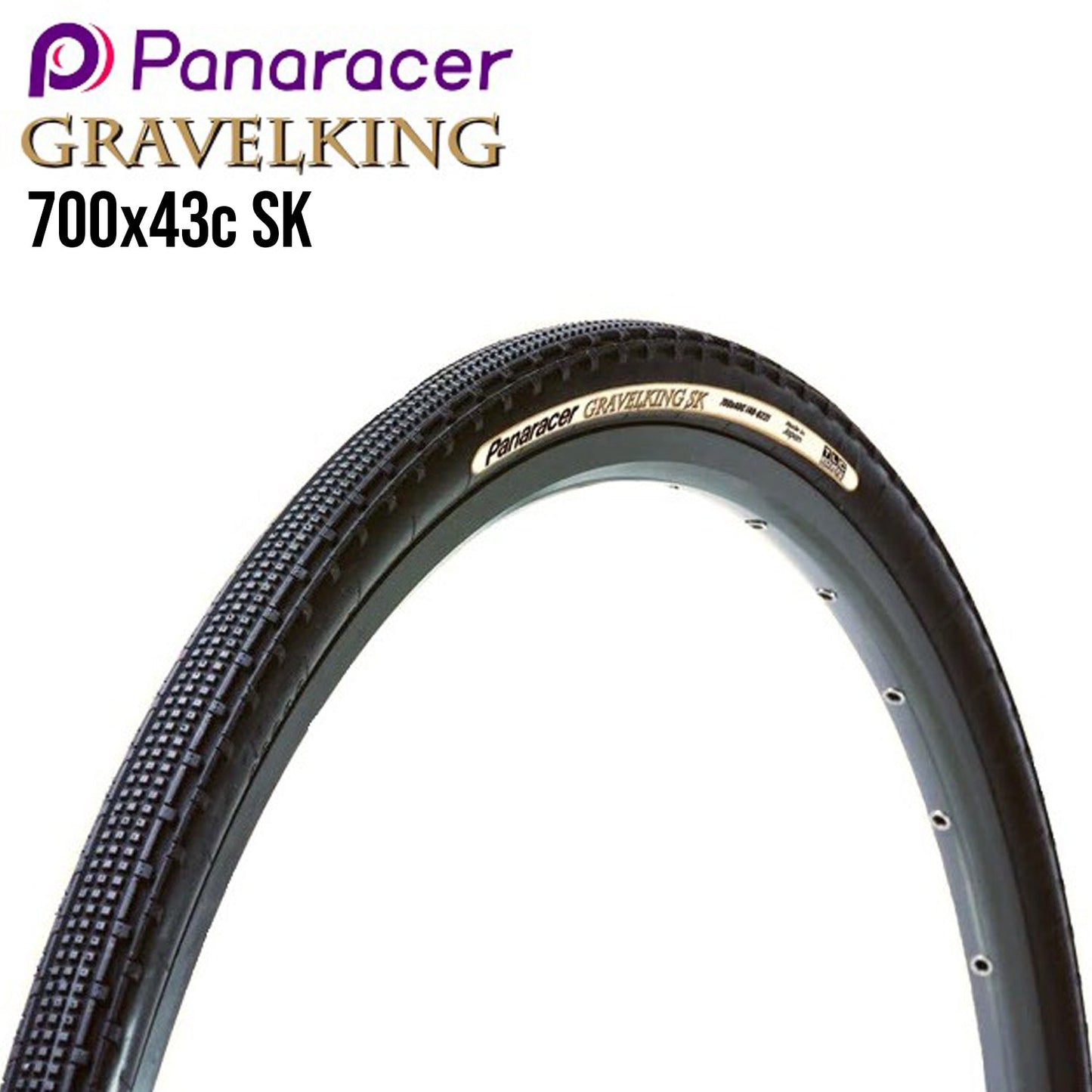 Panaracer GravelKing SK Knobby Gravel Tire 700c - Black