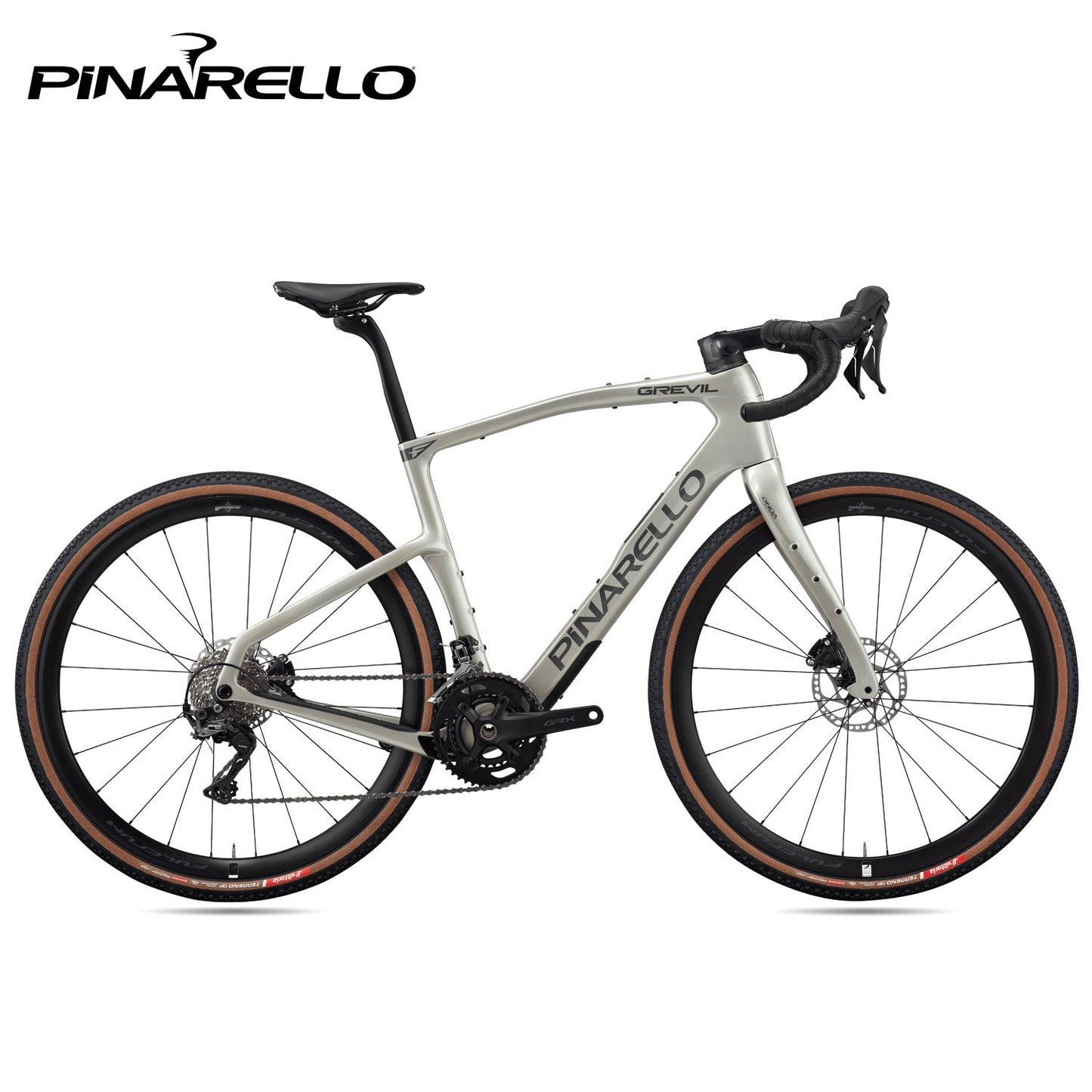 Pinarello Grevil F1 Gravel Bike Shimano GRX 610 - Comet Silver