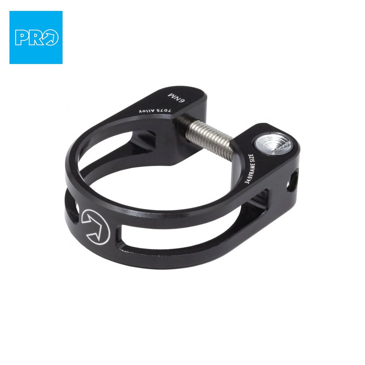 PRO Performance Seatpost Clamp 1 Bolt - Black