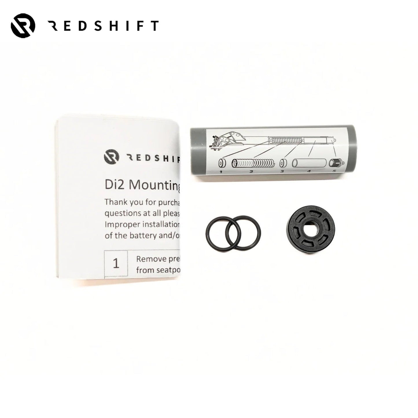 Redshift Di2 Battery Holder for 27.2mm Diameter ShockStop Seatpost