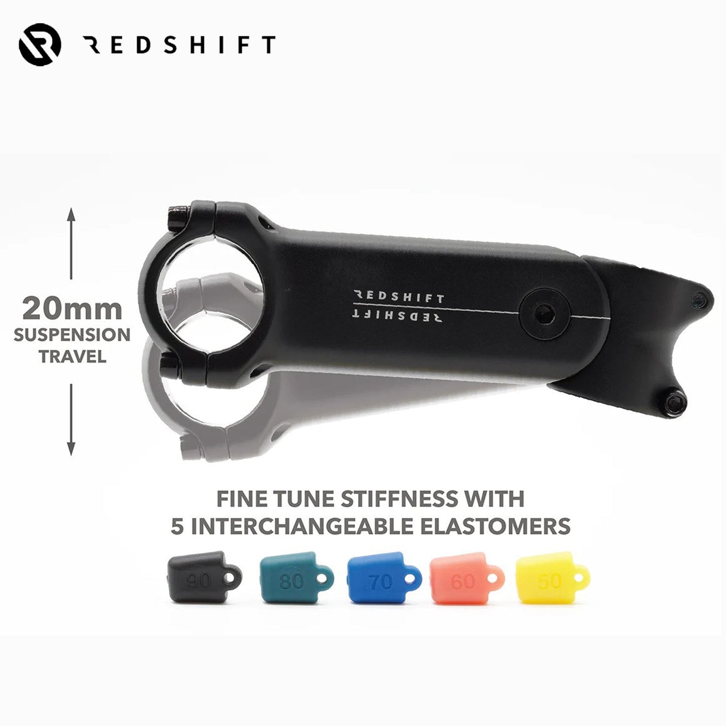 Redshift ShockStop Suspension Stem for Gravel, Road, & MTB Bikes