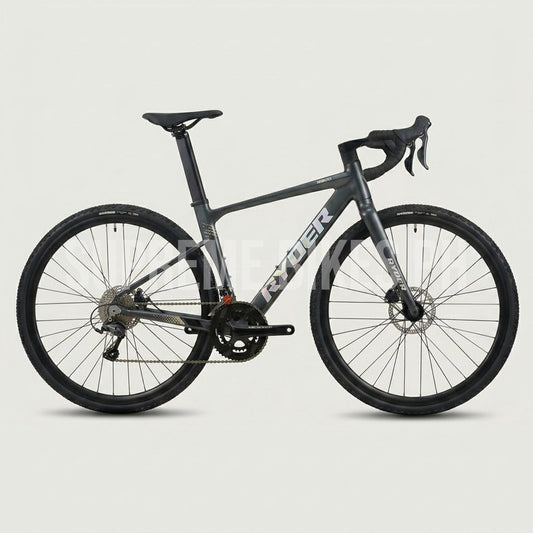 Ryder Alloy Hydraulic Gravel Bike V2 2x10-Speed - Metallic Gray