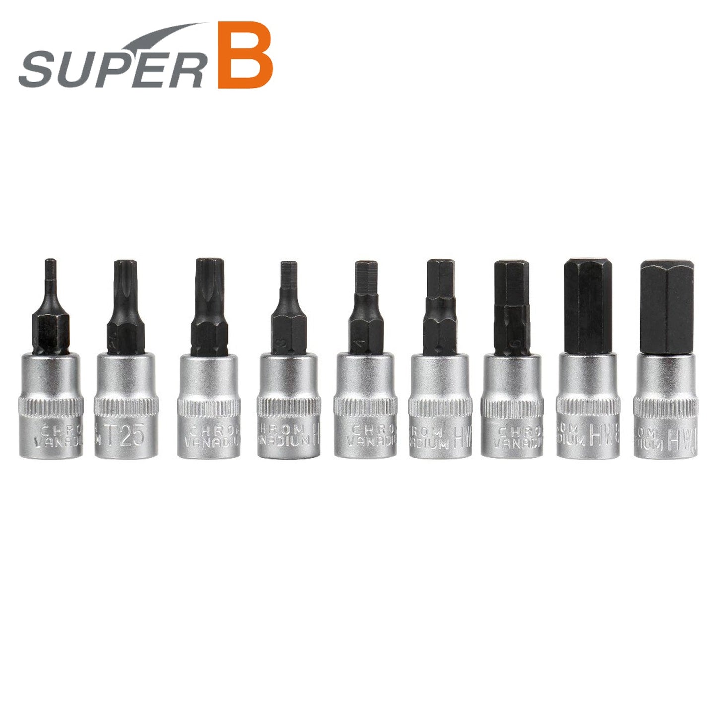 Super B SB88910 Portable Torque Wrench Kit 3-10mm