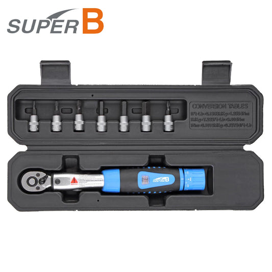 Super B SB88910 Portable Torque Wrench Kit 3-10mm