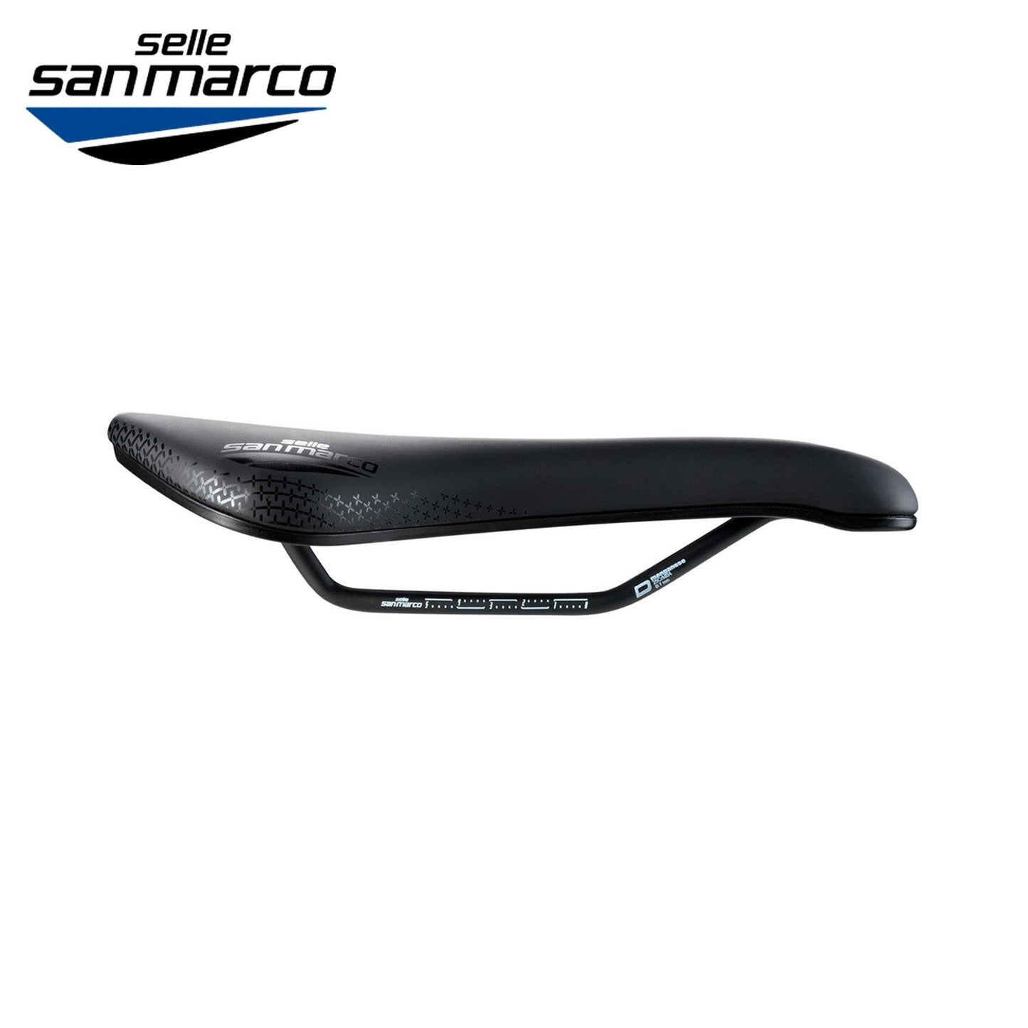 Selle San Marco Aspide Short Comfort Dynamic Road Gravel Saddle - Black