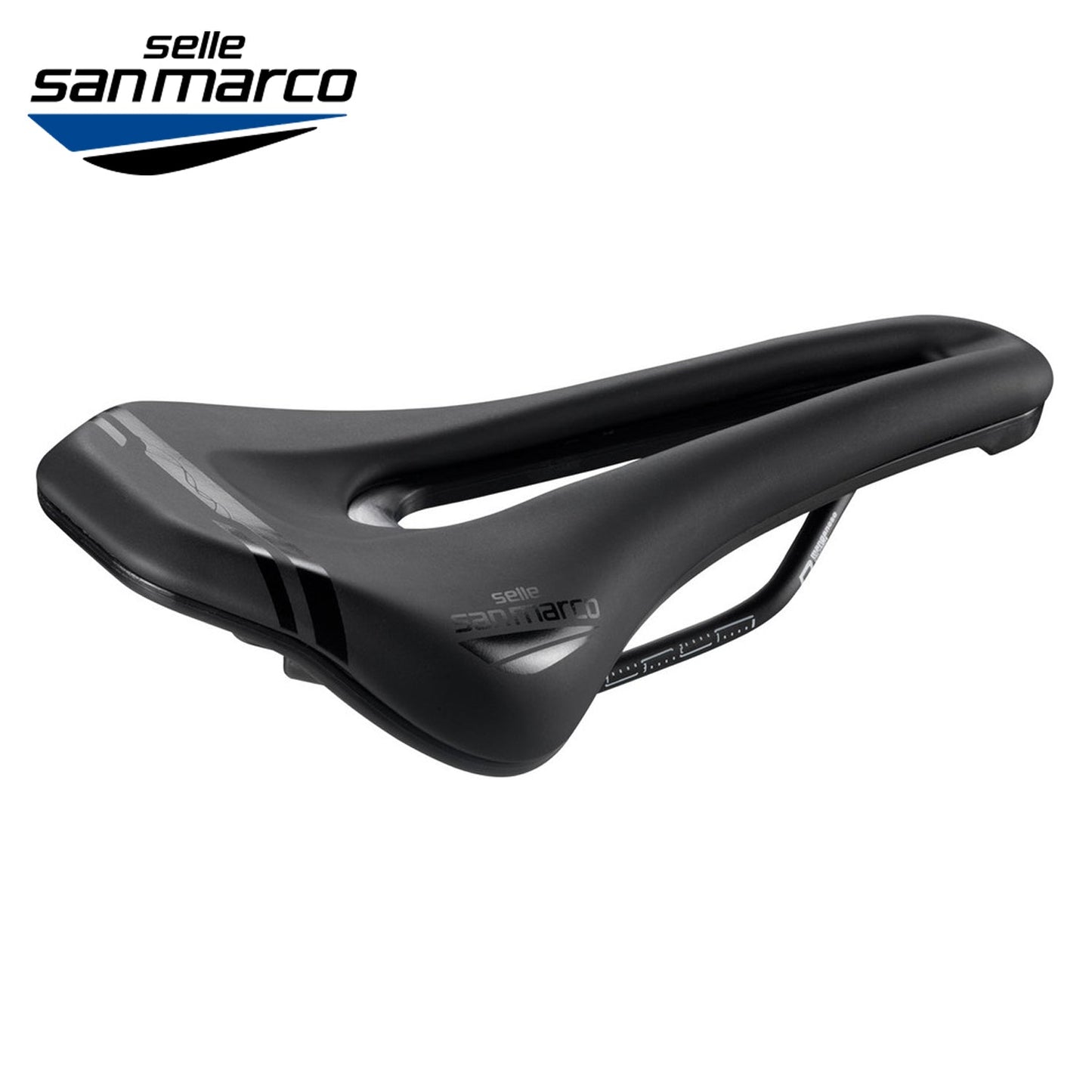 Selle San Marco Ground Short Dynamic Narrow Saddle 140mm - Black