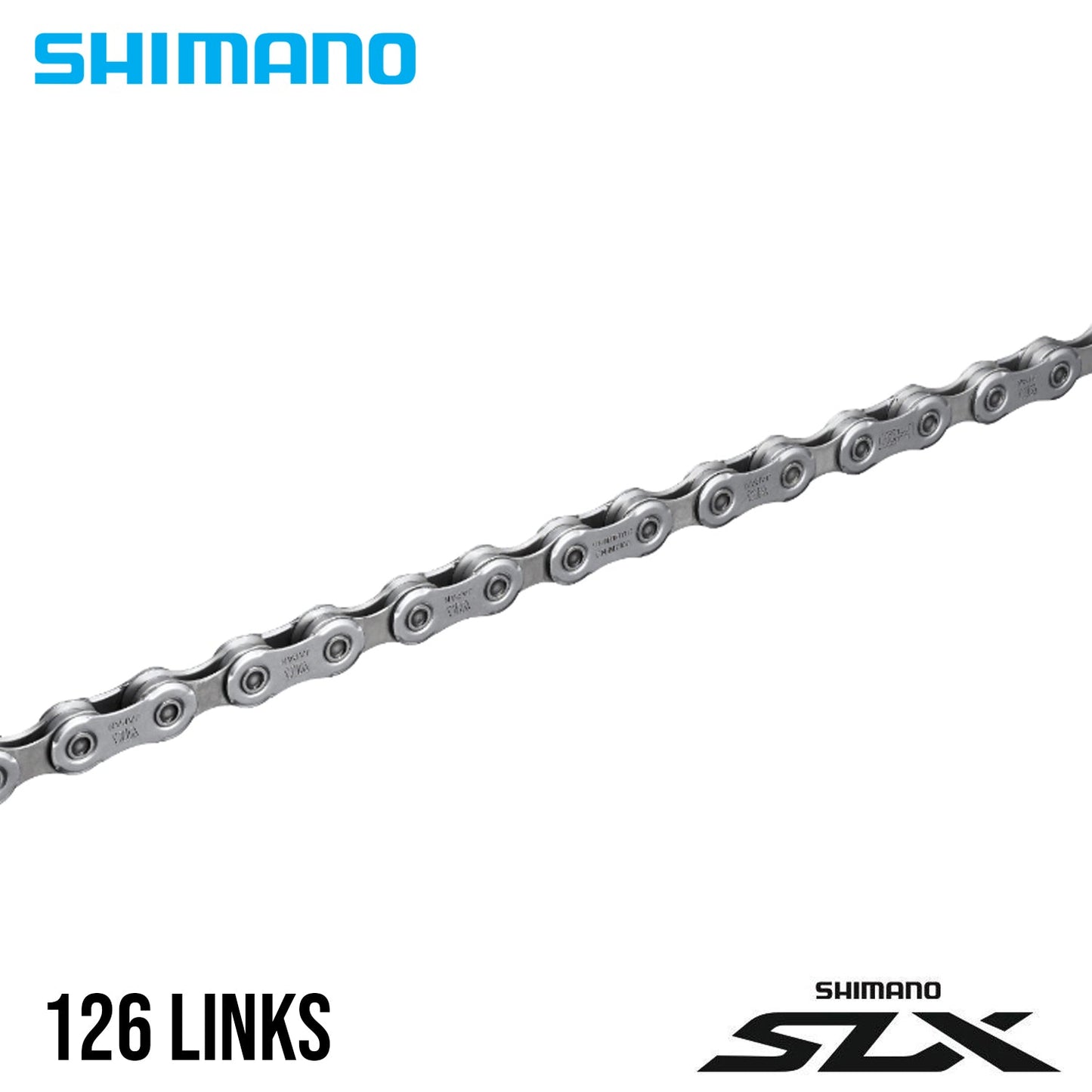 Shimano CN-M7100 SLX/105 12-Speed SIL-TEC MTB/Road Bike Chain HYPERGLIDE+ 126 Links