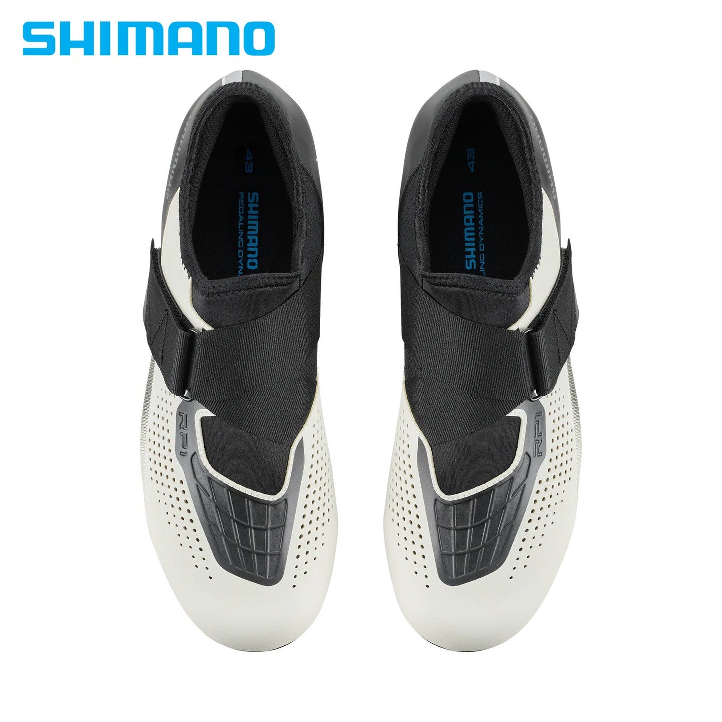 Shimano RP1 Road / Off-Road Cycling Shoes SPD-SL / SPD (SH-RP102) - White Blanc
