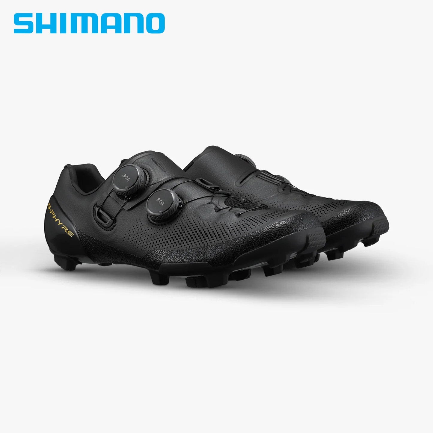 Shimano S-PHYRE SH-RX910 Wide Gravel Bike Shoes - Black