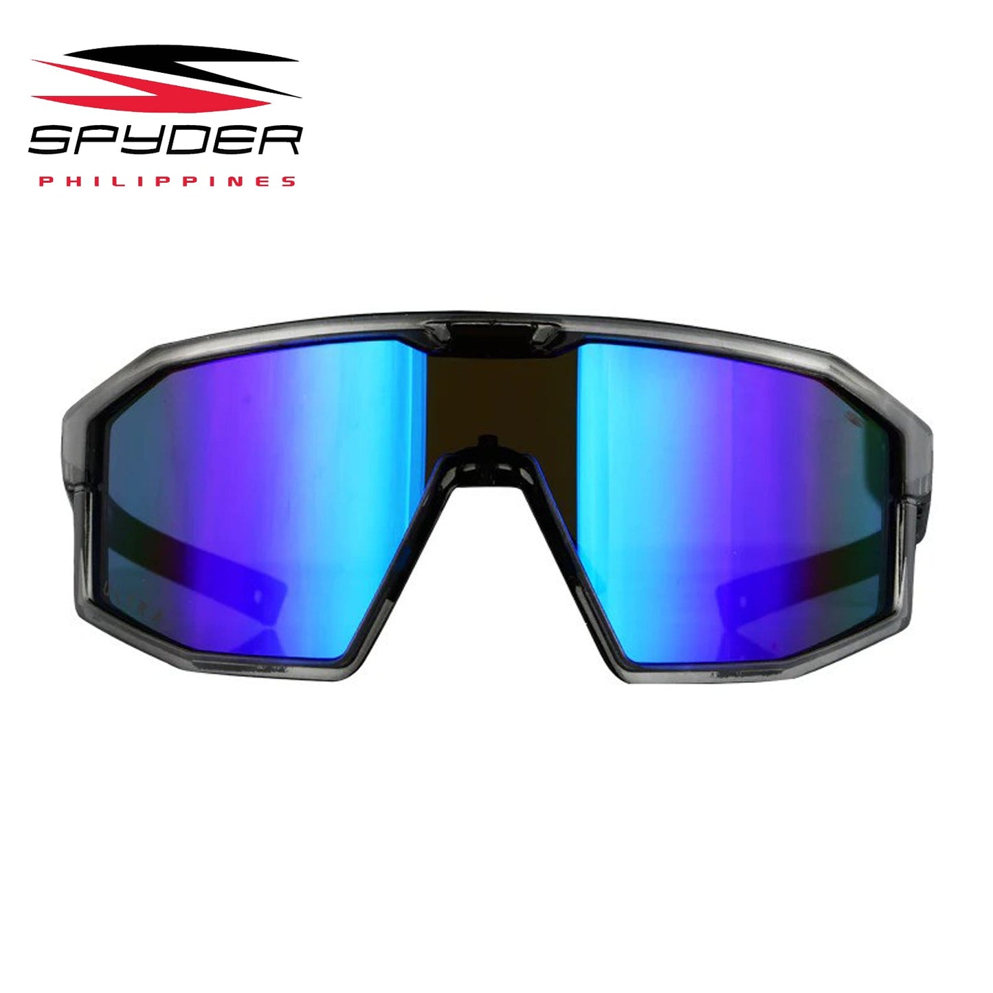 Spyder Craft (PCM) Polycarbonate Mirrored Performance Eyewear - 3S050 Shiny Crystal Grey