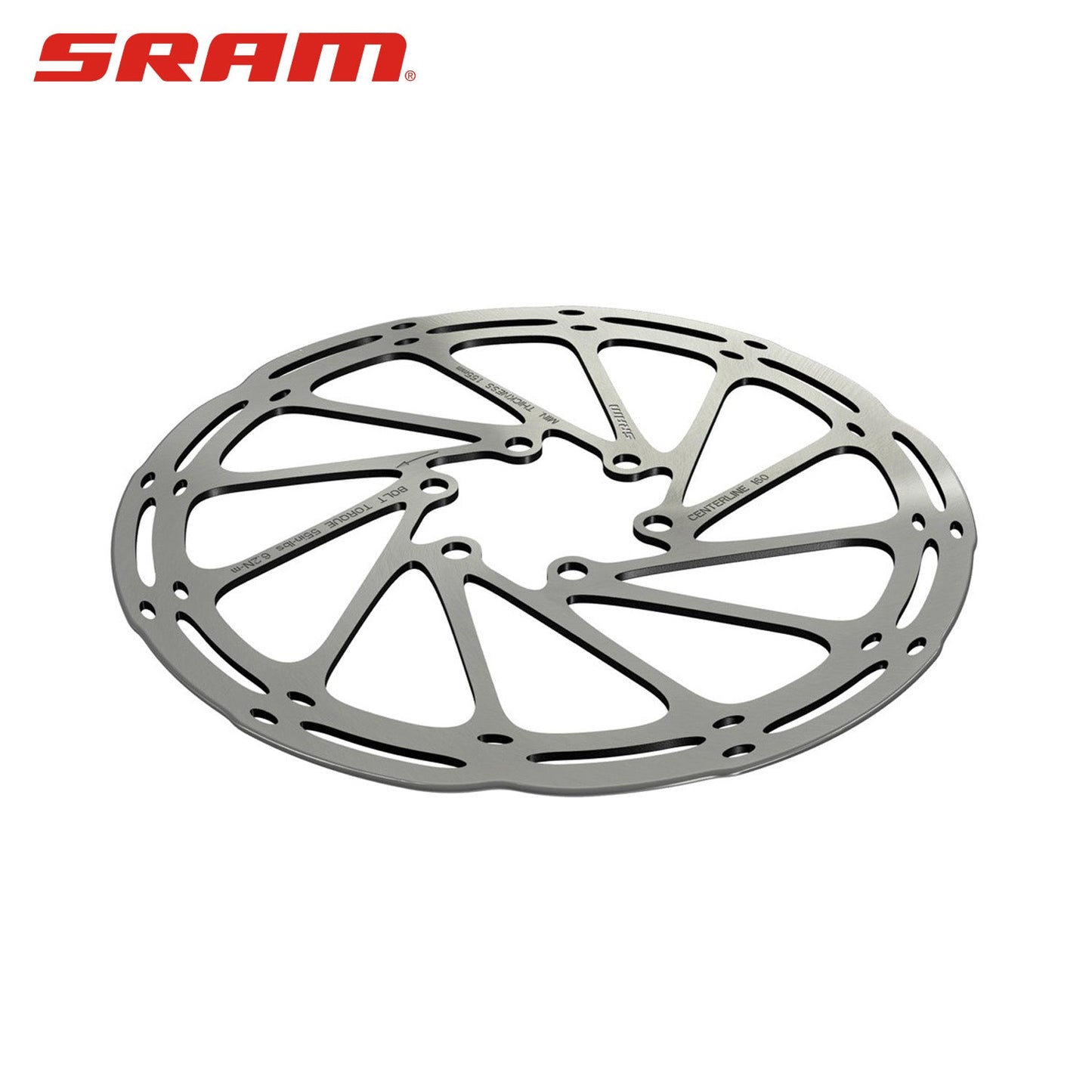 SRAM CenterLine Rotor, 6-Bolt Rounded