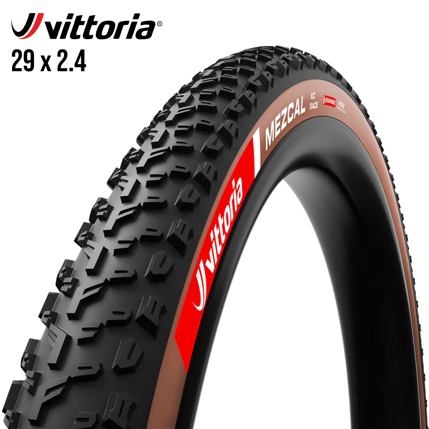 Vittoria Mezcal MTB XC Race Tubeless-Ready Tire Graphene Silica