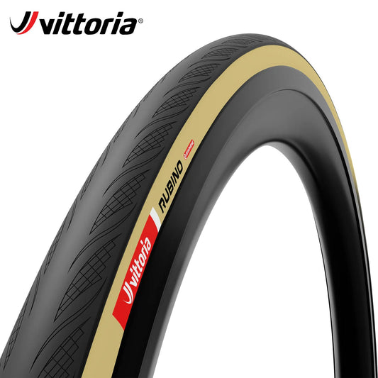 Vittoria Rubino TLR Tubeless-Ready Road Bike Tire Graphene - Tan