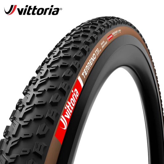 Vittoria Terreno T70 Coarse Loose Gravel Endurance Tubeless-Ready Tire 700c - Tan