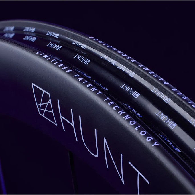 HUNT Sub50 Limitless UD Carbon Spoke Wheelset TA 1380 grams