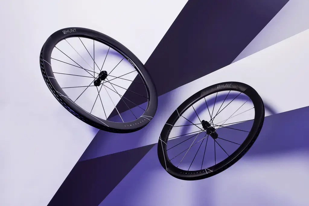 HUNT Sub50 Limitless UD Carbon Spoke Wheelset TA 1380 grams