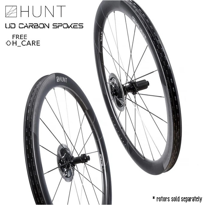 HUNT Sub50 Limitless UD Carbon Spoke Wheelset TA 1380 grams