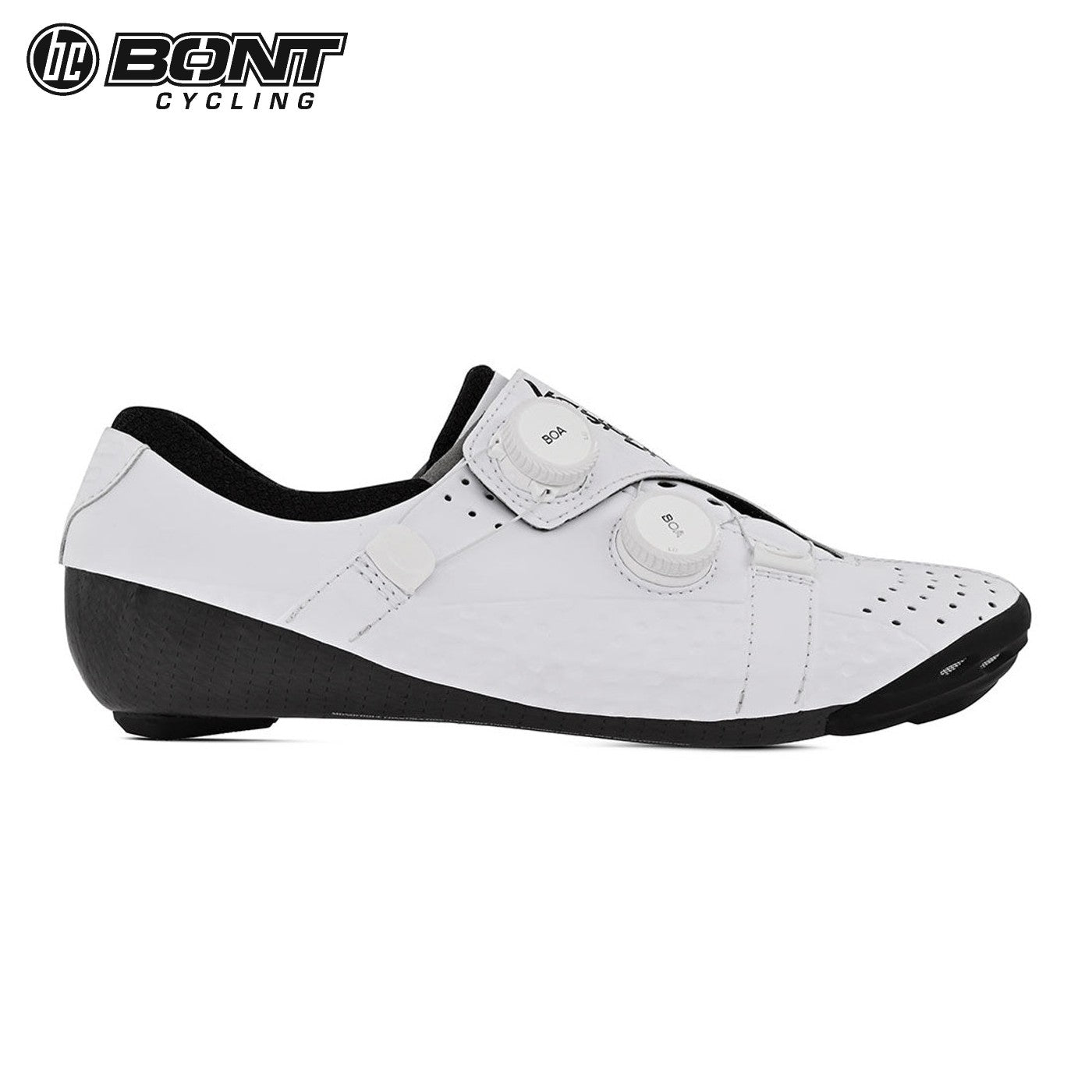 Bont Vaypor S LI2 Carbon Composite / BOA Cycling Shoes - White LI2