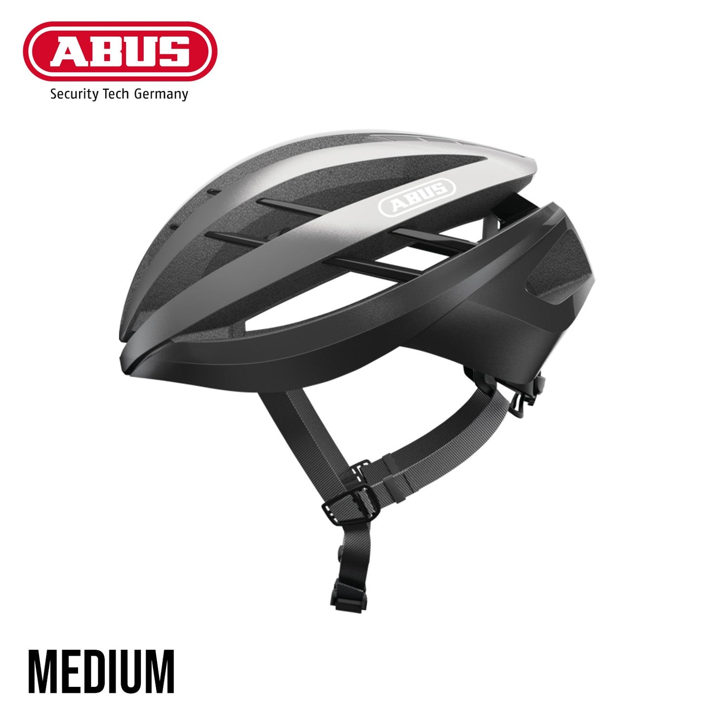 ABUS Road Helmet Aventor Bike Helmet - Dark Grey