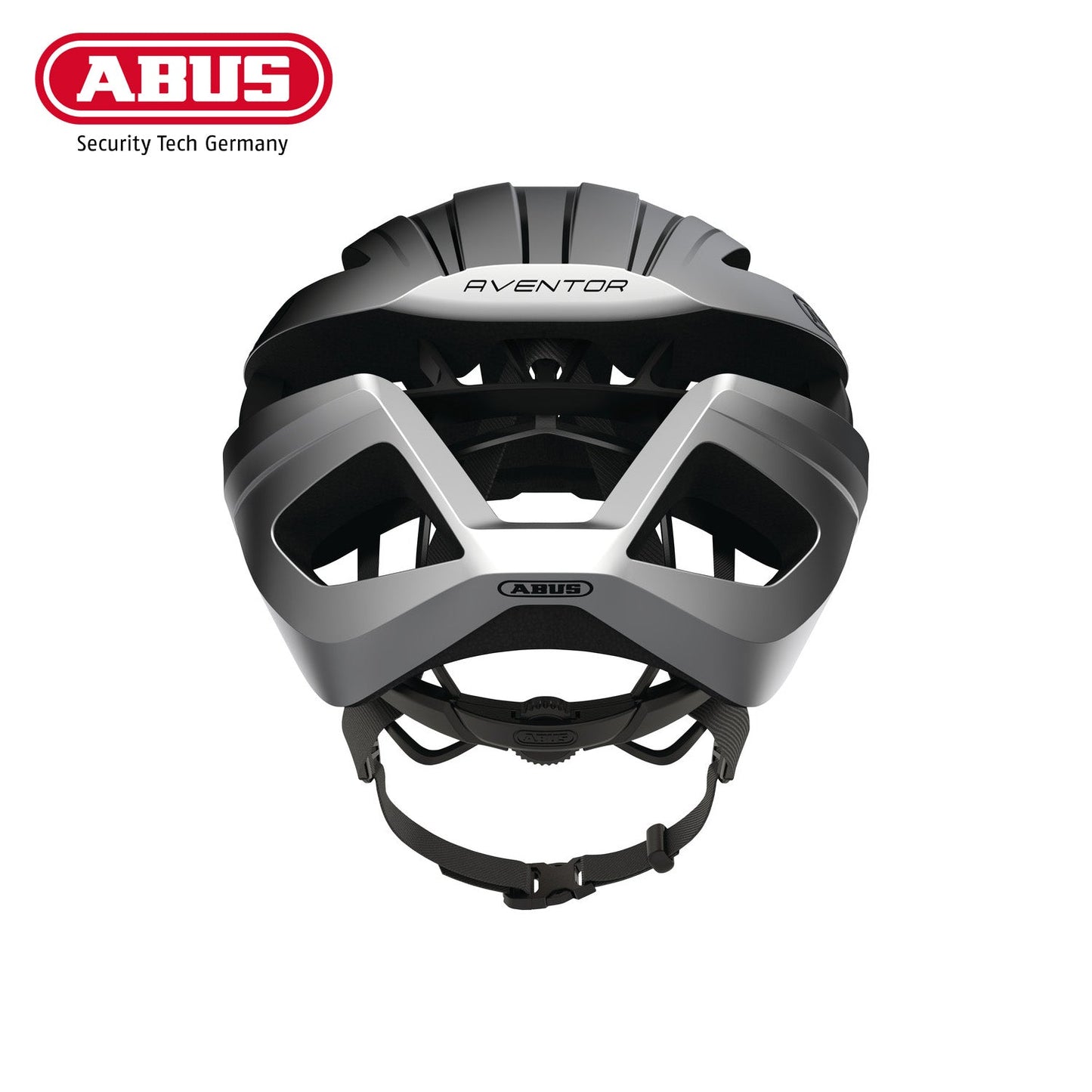 ABUS Road Helmet Aventor Bike Helmet - Gleam Silver