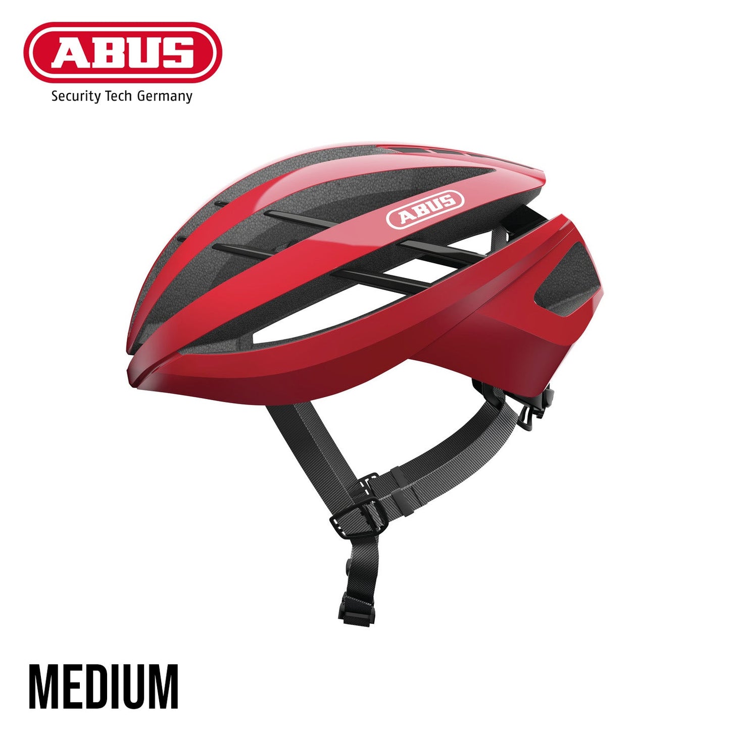 ABUS Road Helmet Aventor Bike Helmet - Racing Red