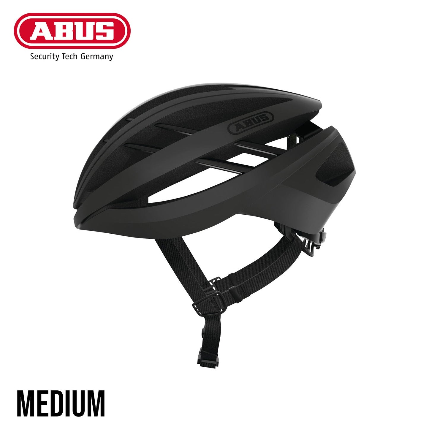 ABUS Road Helmet Aventor Bike Helmet - Velvet Black