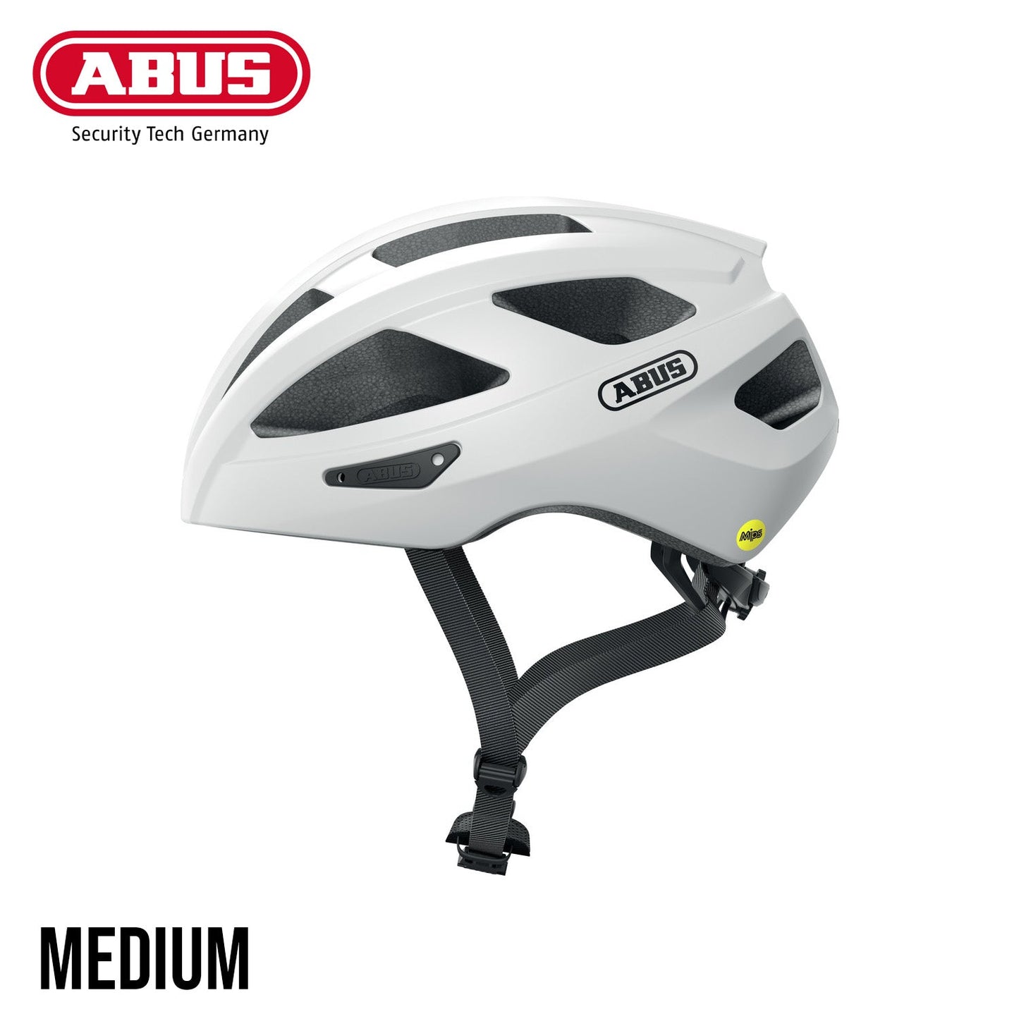 ABUS Helmet Macator MIPS Bike Helmet - Polar White