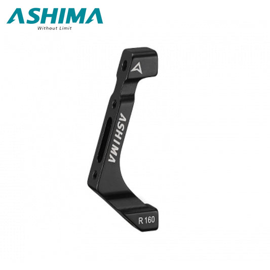 Ashima Disc Brake Caliper Adapter AU44, Post Mounting Caliper into Flat Mount Fork, 160R (Rear)